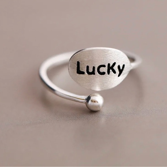 Silver Lucky Ring, .925 Silver - Picture 5 of 7